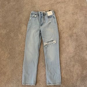 The 90s straight ultra high rise Abrocrombie Jean